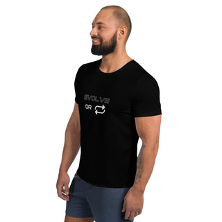 Evolve or Repeat Men's Athletic T-shirt