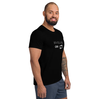 Evolve or Repeat Men's Athletic T-shirt