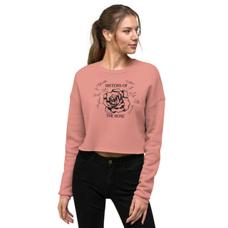 Sisters of the Rose Crop Sweatshirt